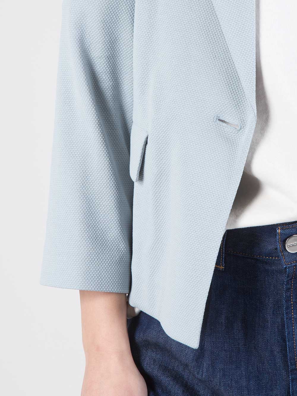 Giacca a cappa in oxford