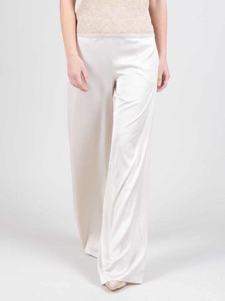 Pantaloni in raso