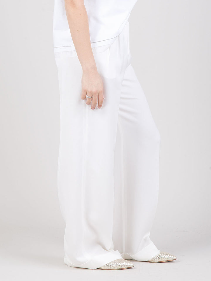 Pantaloni con risvolti