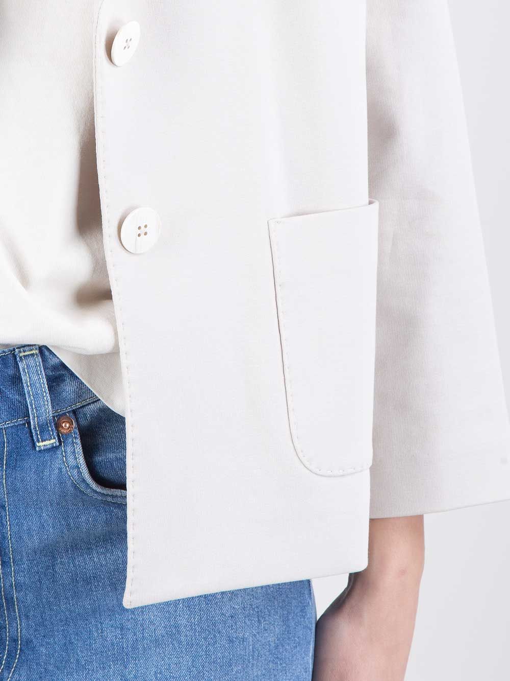 Giacca a cappa in felpa