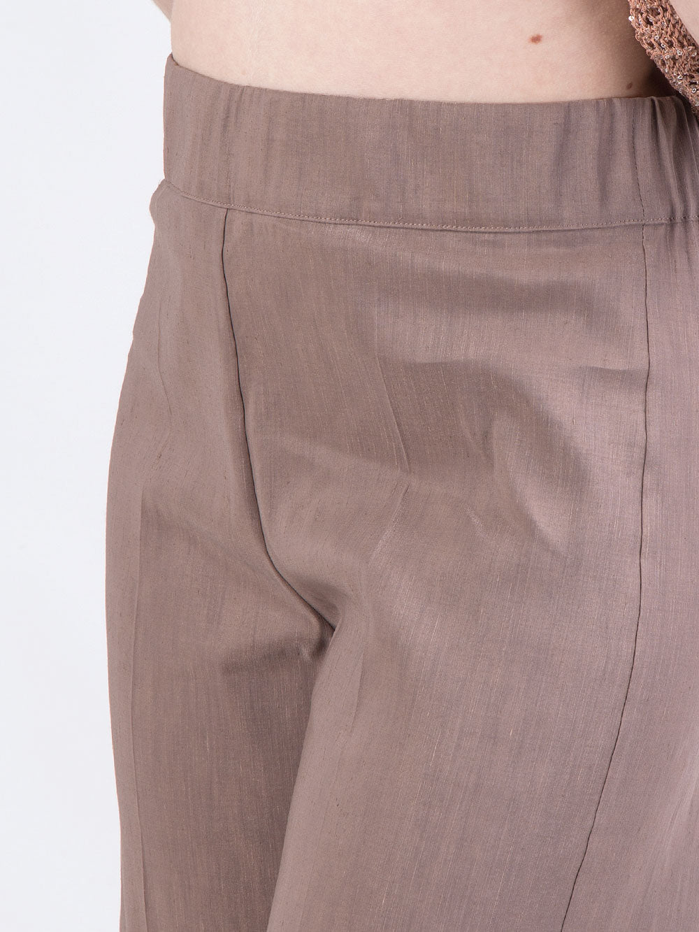 Pantalone palazzo in lino