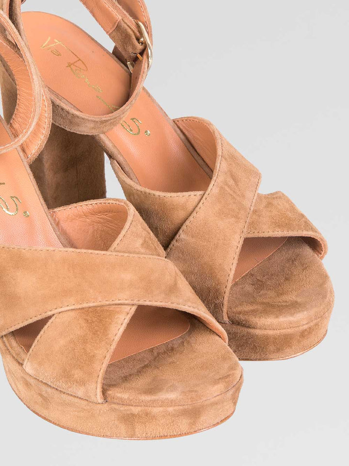 Sandali in suede