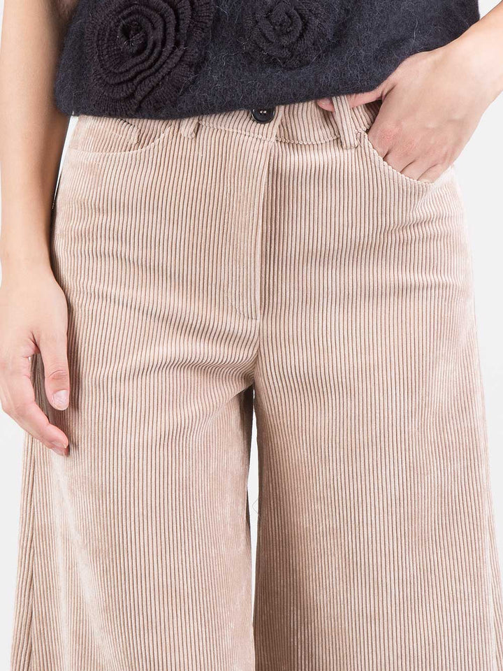 Pantaloni maxi flare