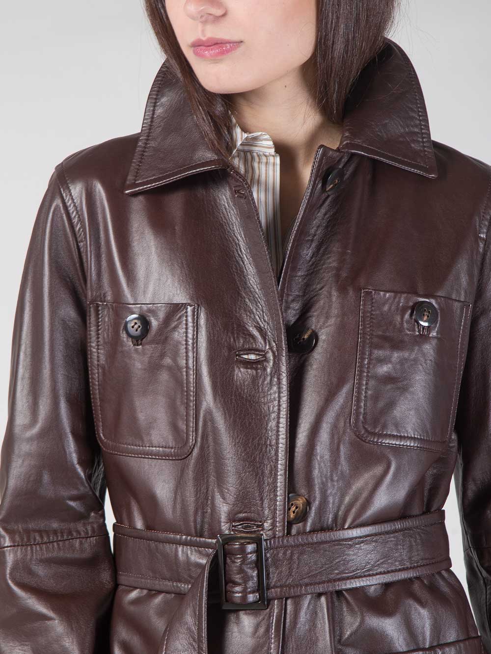 Giacca amaca in pelle