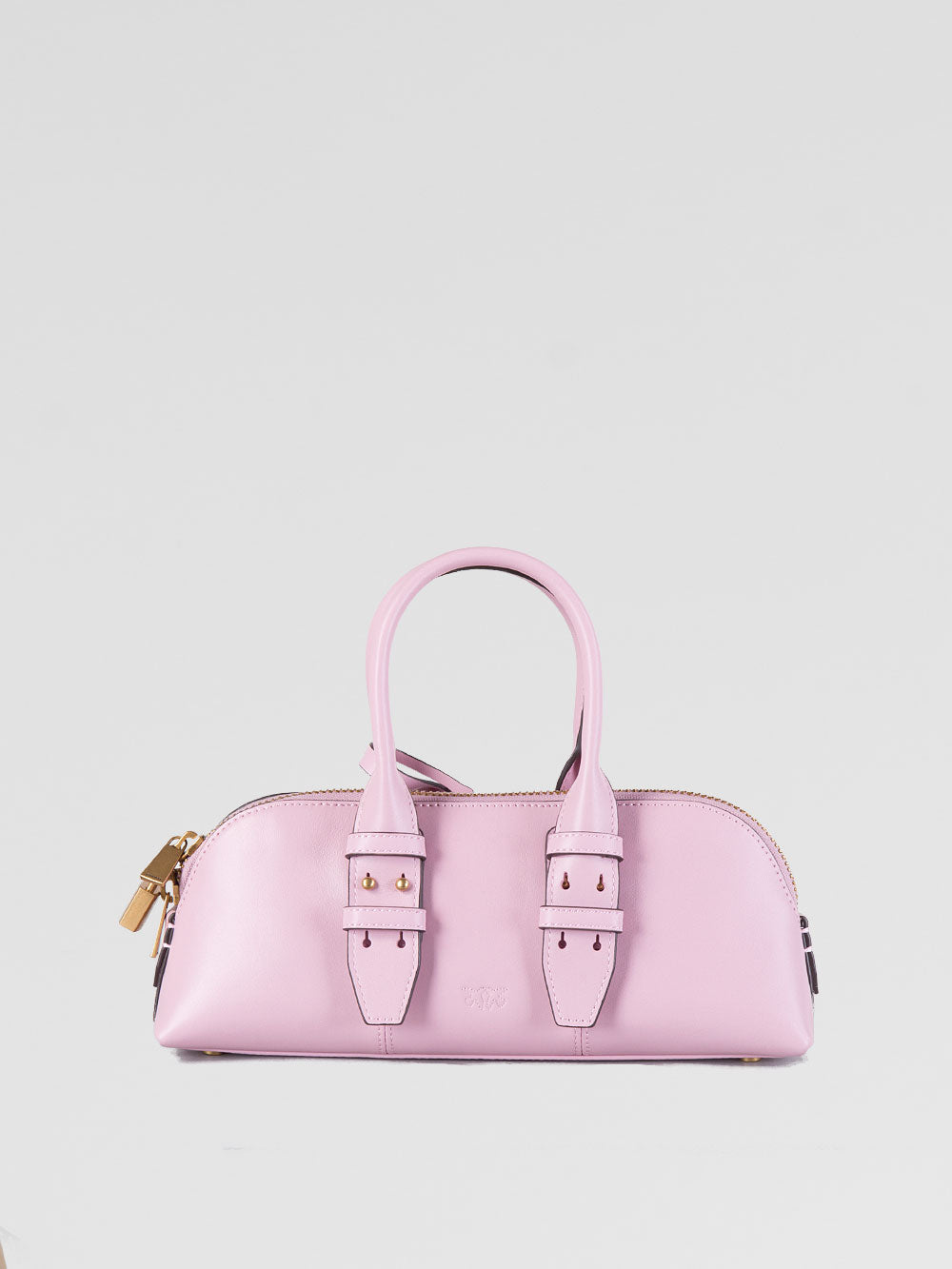 Borsa Bowling Bag baguette in pelle