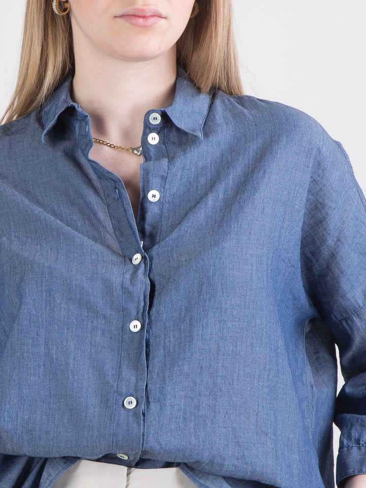 Camicia over in cotone