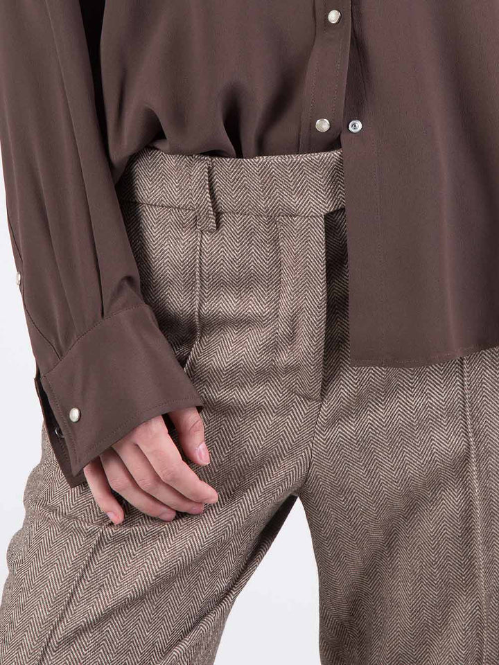 Pantaloni spina di pesce