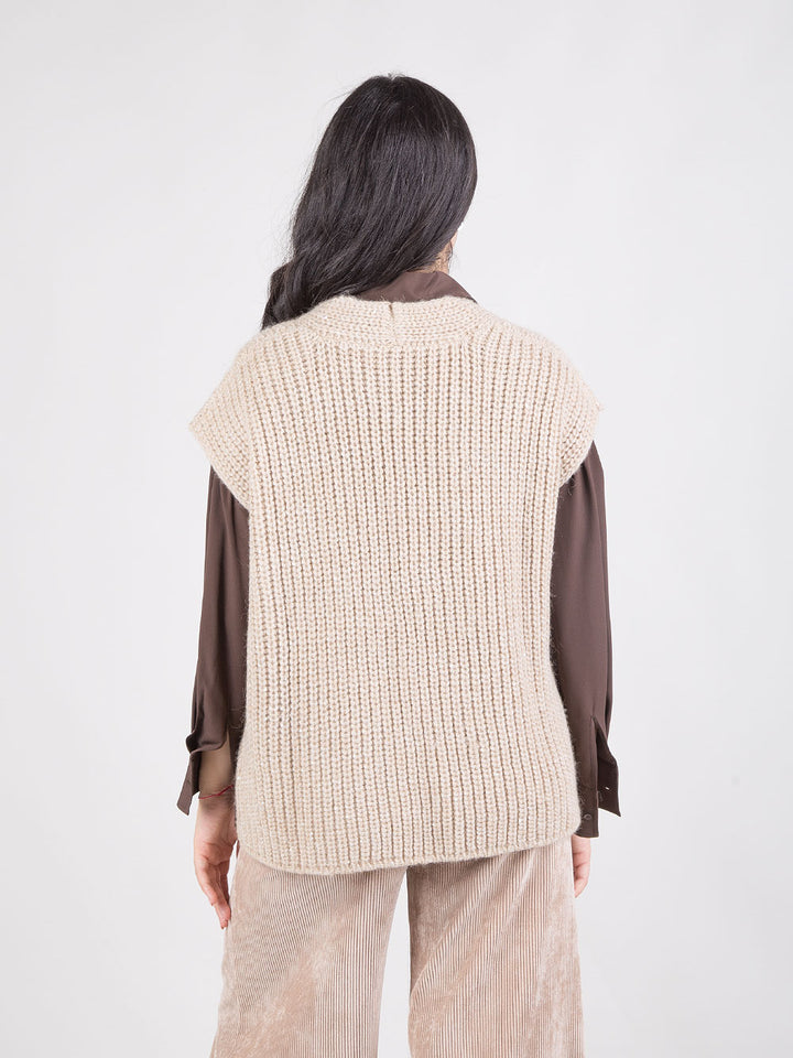 Gilet in mohair