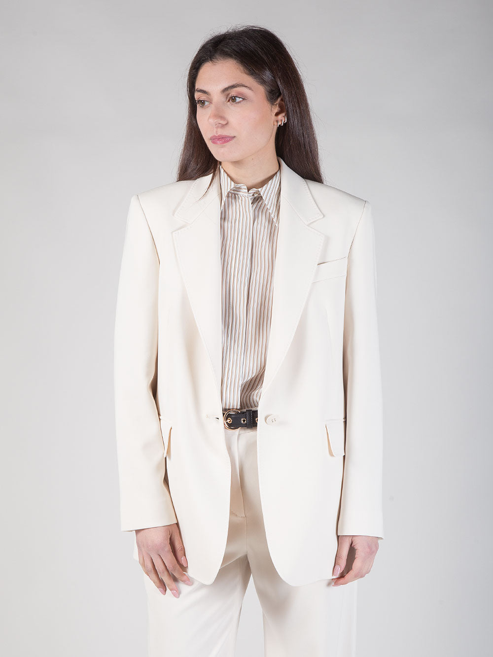 Pantalone amico wide leg in cady