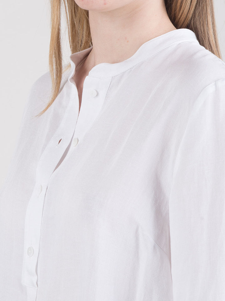 Camicia con collo alla coreana