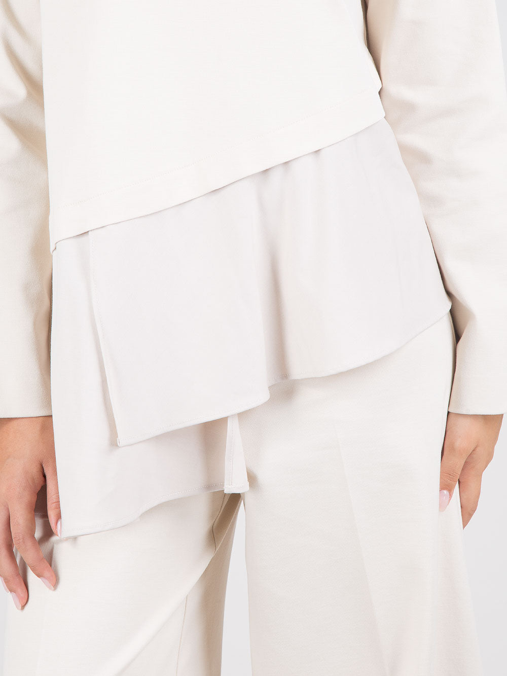 Blusa con balza