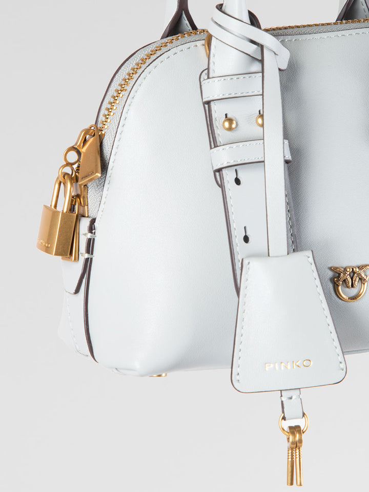 Borsa Bowling Bag zip mini in pelle