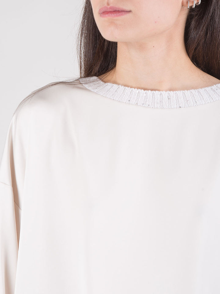 Blusa con paillettes