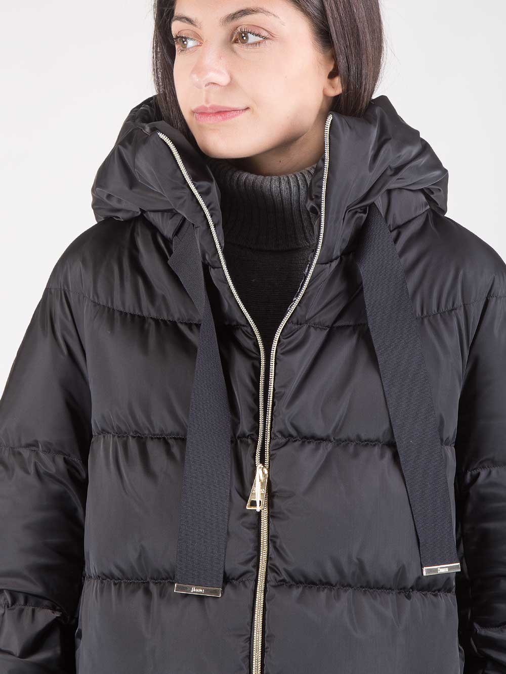 Piumino a-shape in satin