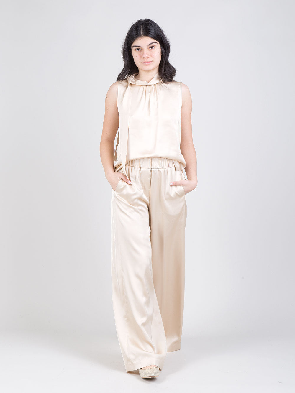Pantaloni wide leg