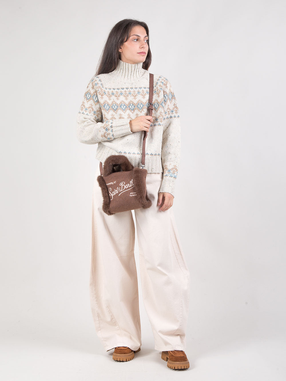 Borsa Vanity Mini Shearling