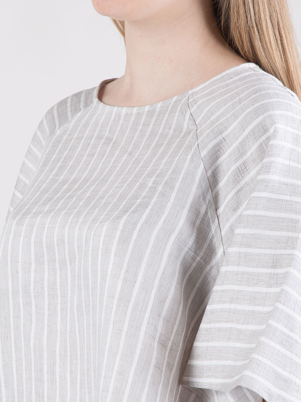 Blusa over a righe