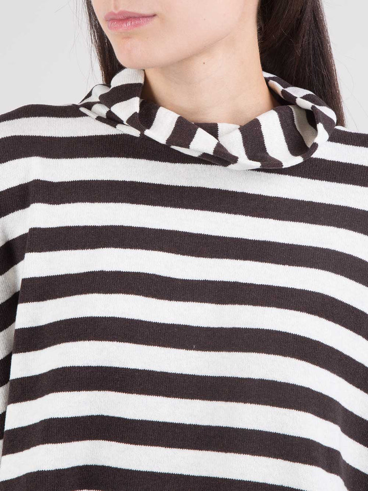 Maglia boxy righe