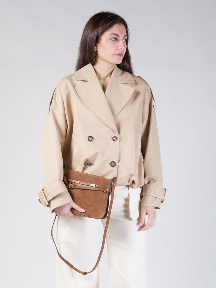 Borsa Belt Bag Classic in pelle scamosciata