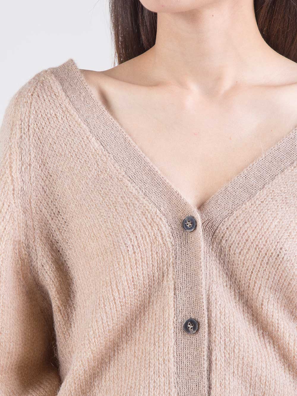Cardigan doppio verso