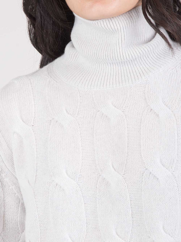 DOLCEVITA IN MAGLIA A TRECCE