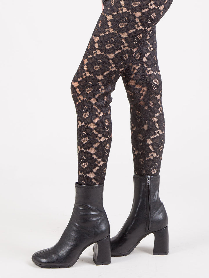 Leggins in pizzo