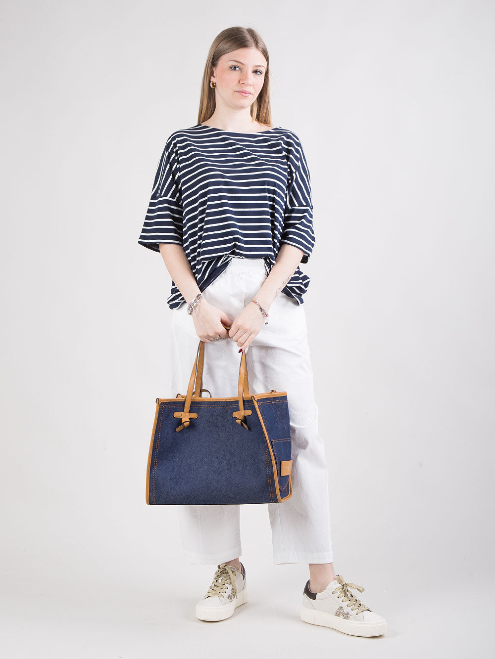 Borsa shopping Marcella in denim