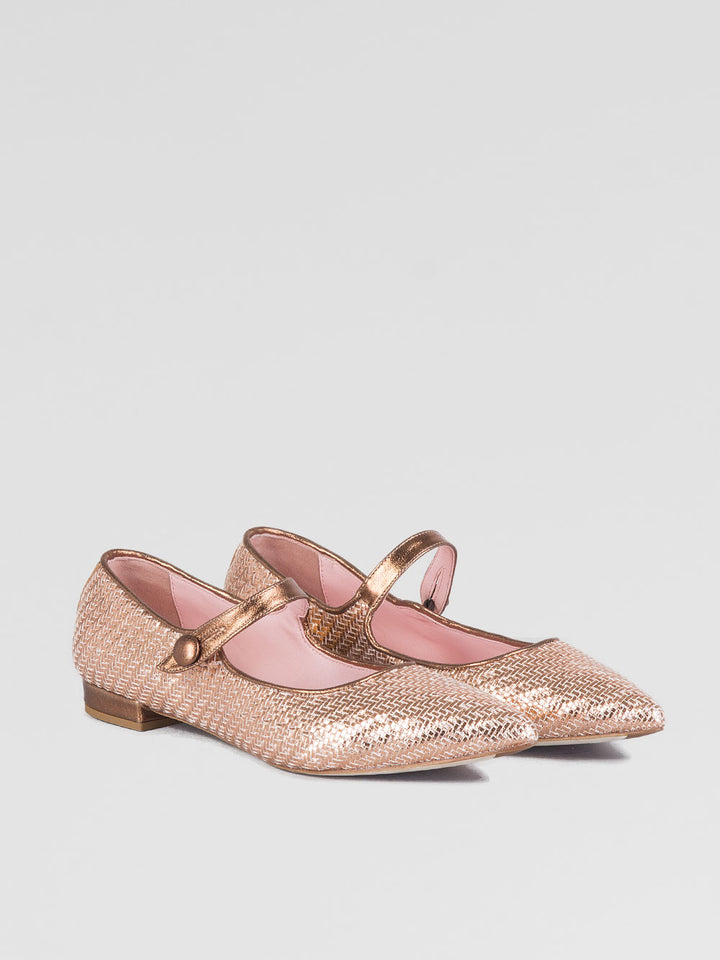 Ballerine intrecciate
