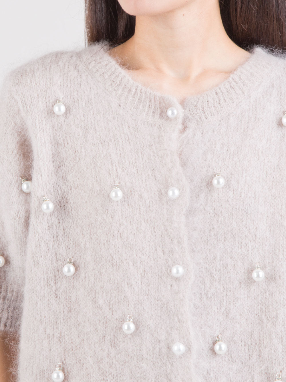 Cardigan perle