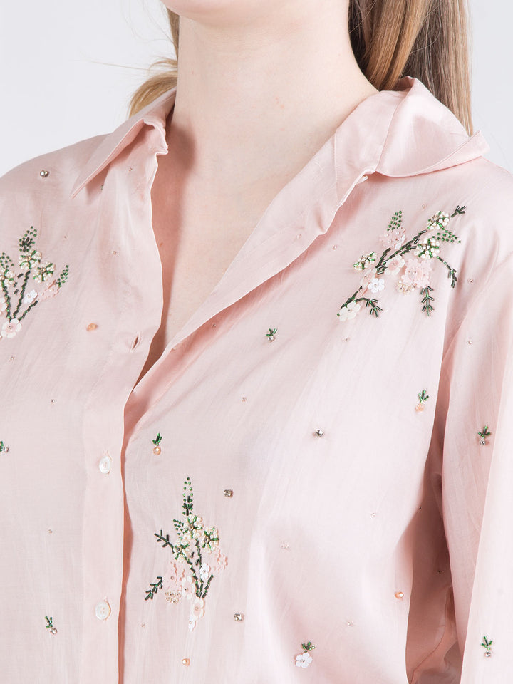 Camicia in voile di viscosa