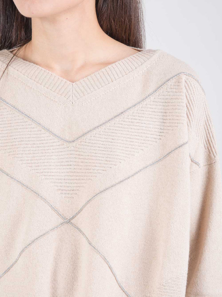 Maglia intarsio lux