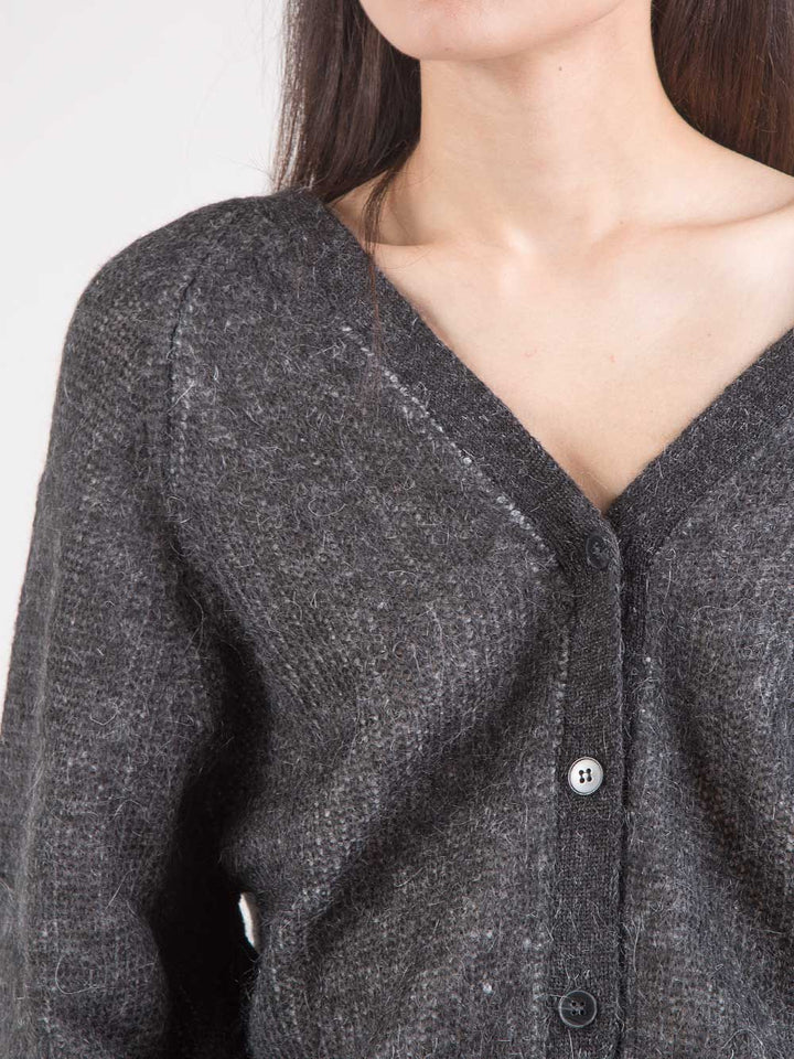 Cardigan doppio verso