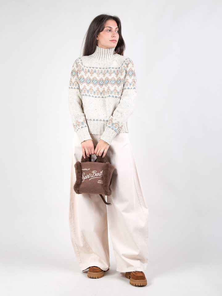 Borsa Vanity Mini Shearling