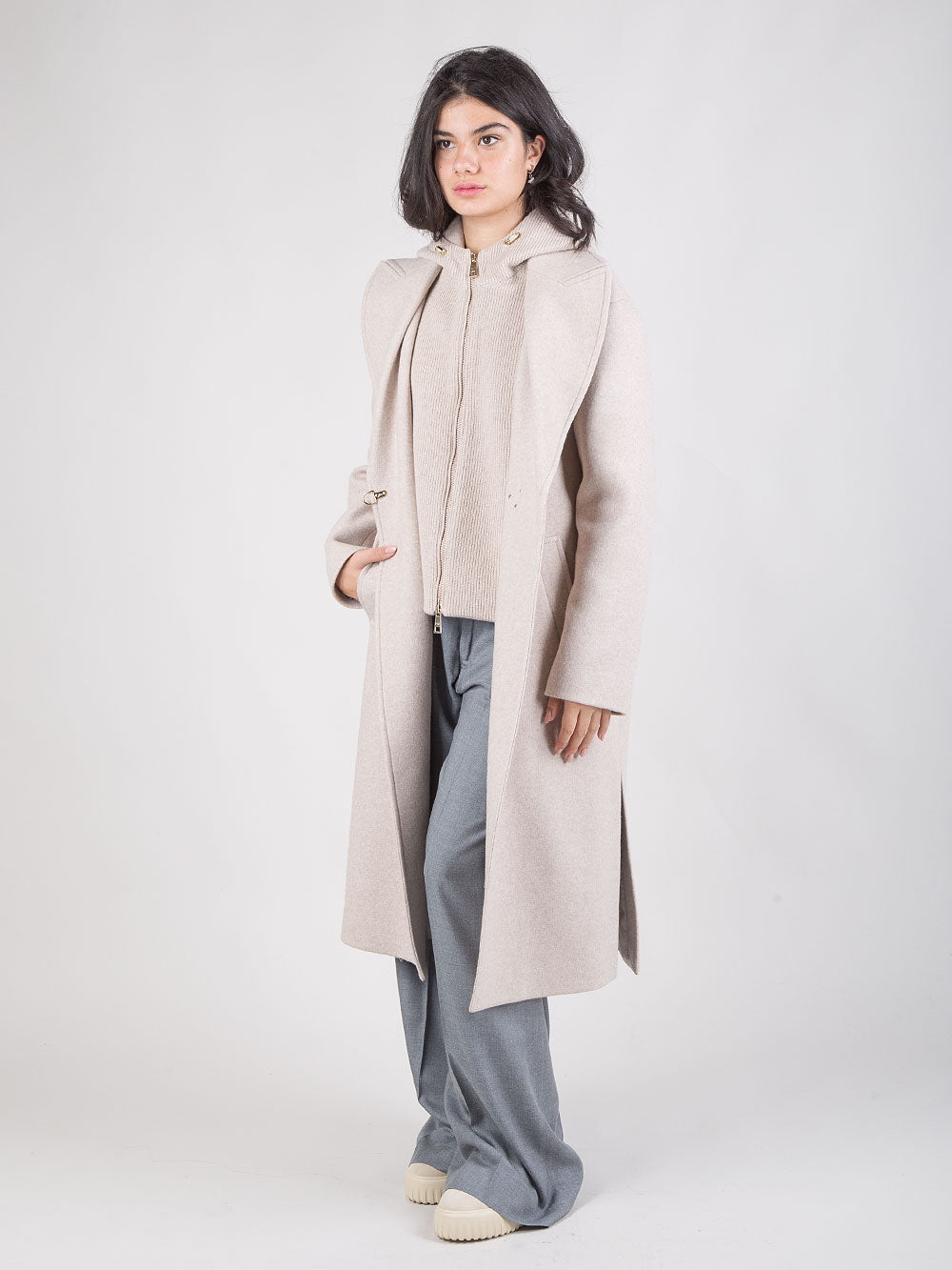 Cappotto double front