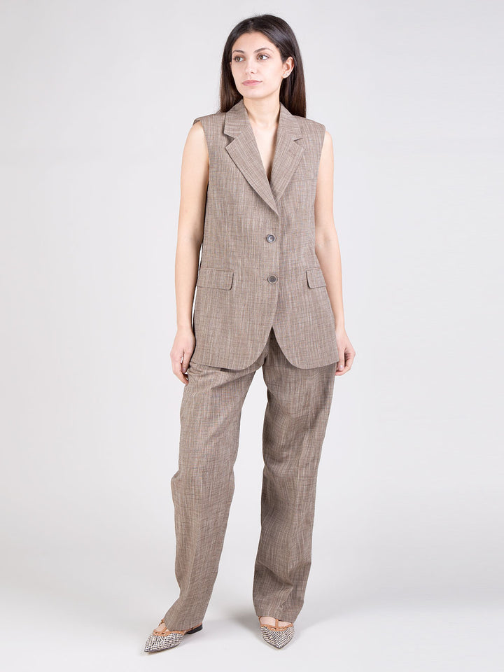 Pantaloni con pinces