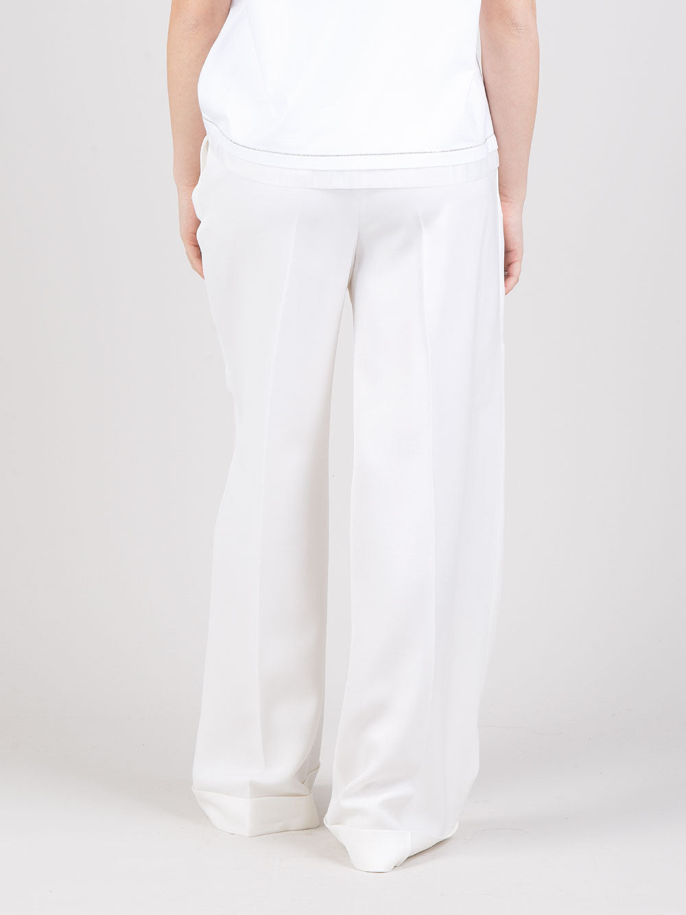 Pantaloni con risvolti