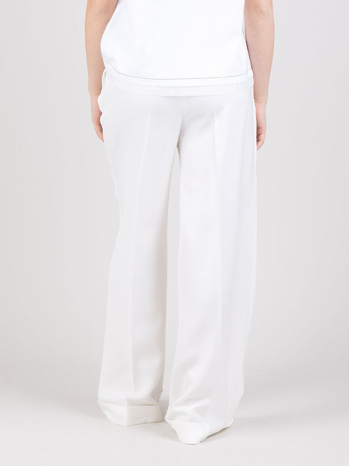 Pantaloni con risvolti