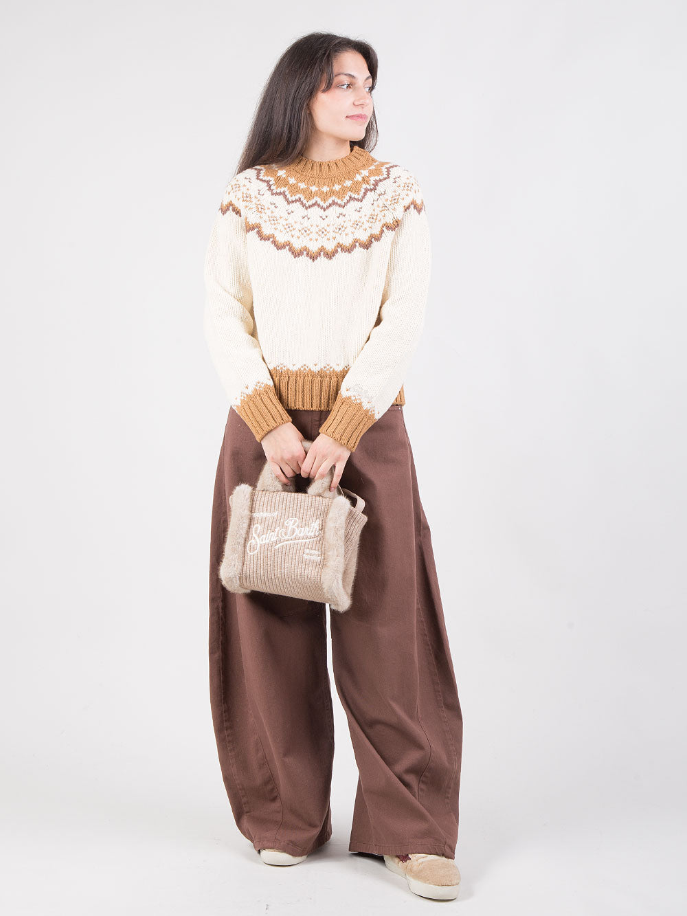 Borsa Vanity Mini Shearling