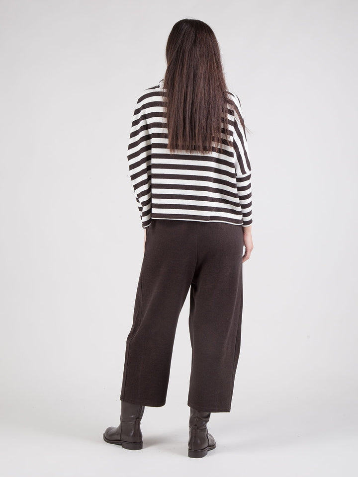 Pantaloni soft cropped