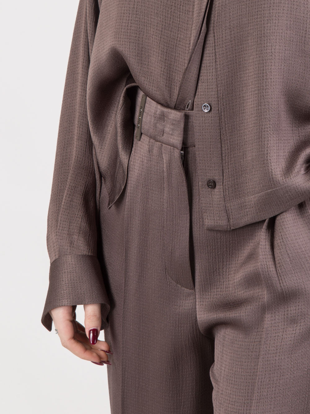 Pantalone dritto fluido