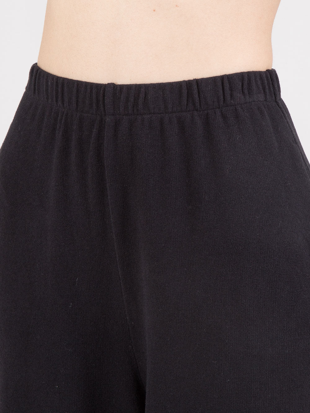 Pantaloni soft cropped