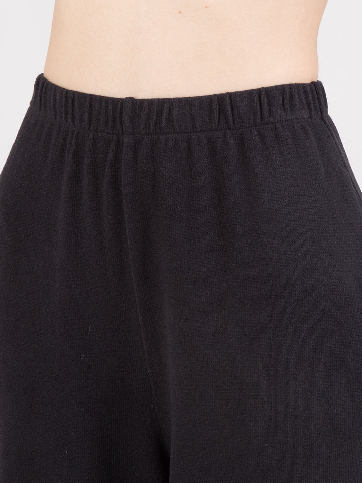 Pantaloni soft cropped