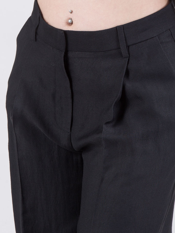 Pantalone palazzo con pinces