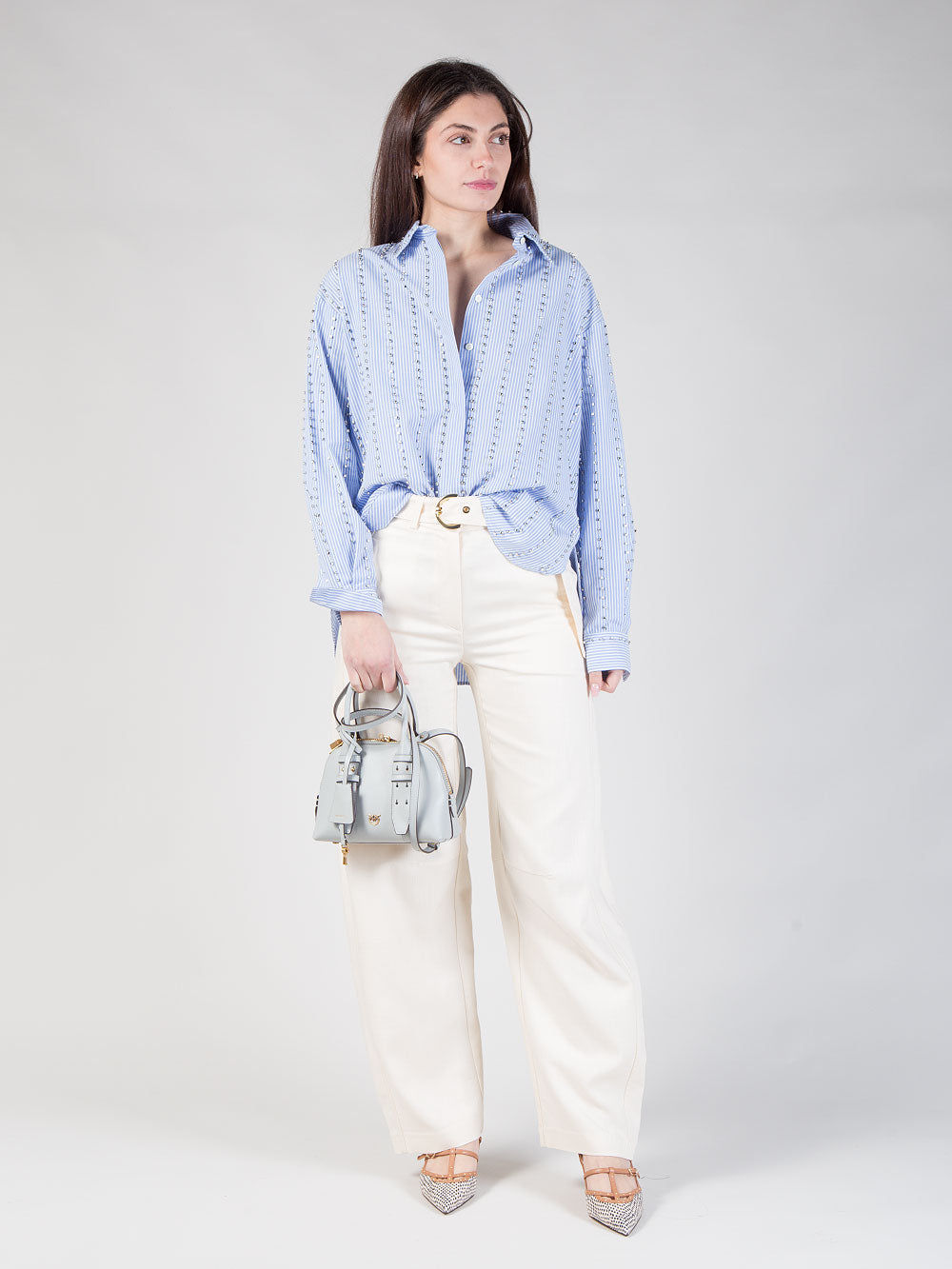 Borsa Bowling Bag zip mini in pelle