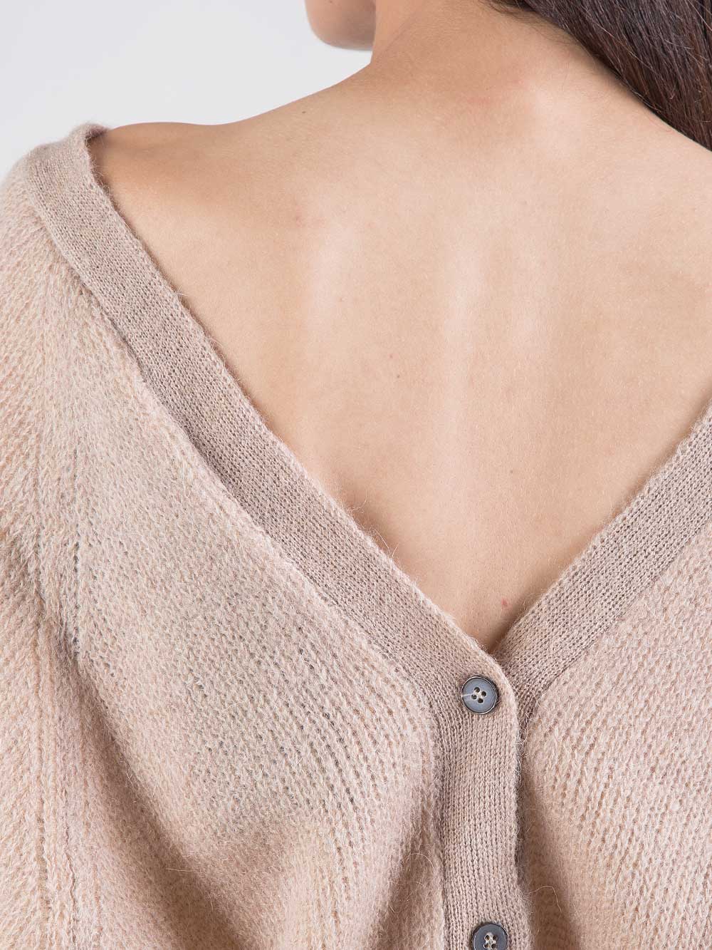Cardigan doppio verso