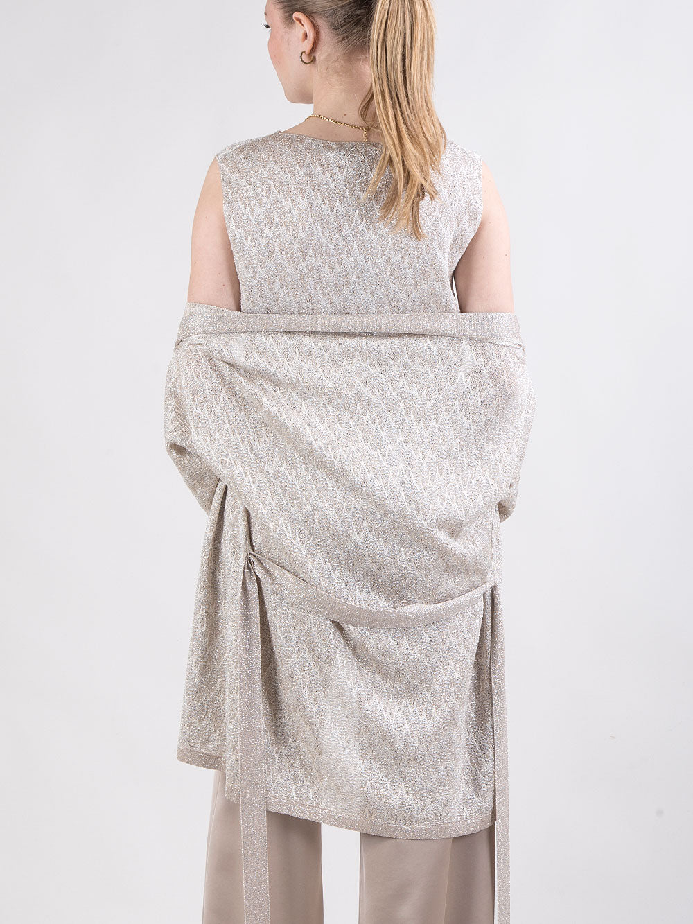 Completo tre pezzi in lurex