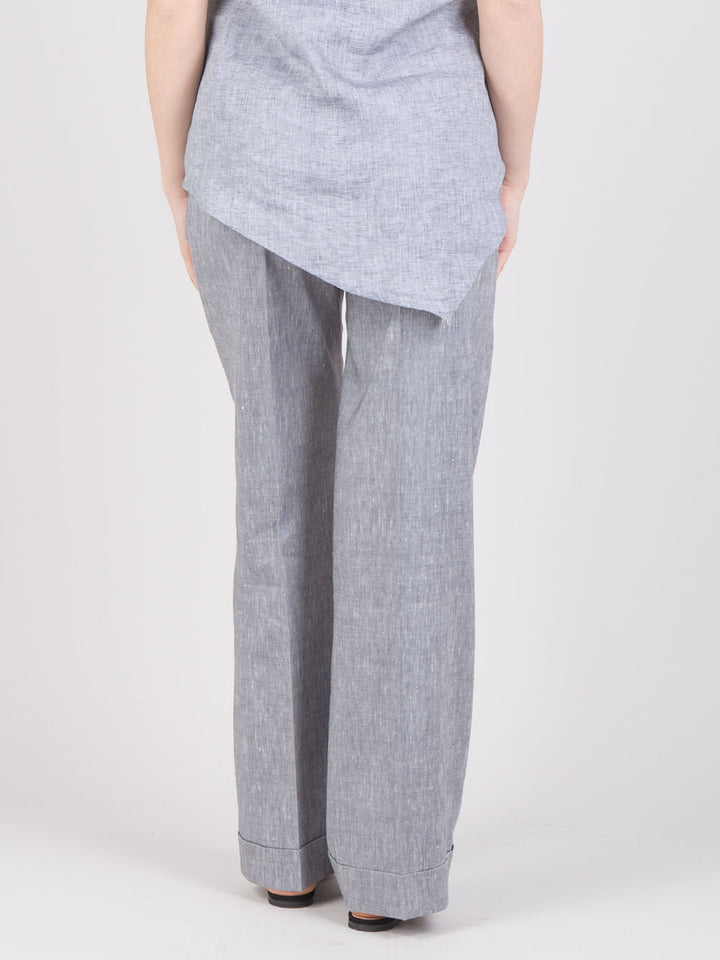 Pantaloni con risvolti