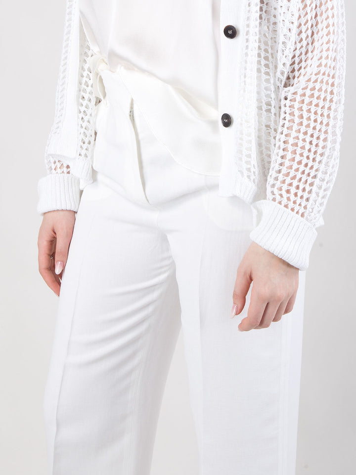 Pantalone dritto con tasche