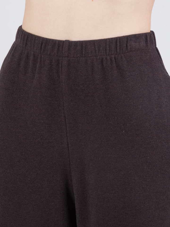 Pantaloni soft cropped