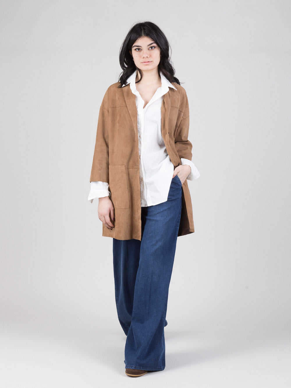 Giacca Virginia suede